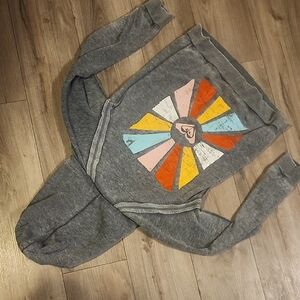 Roxy Charcoal Hoodie with Graphic - M